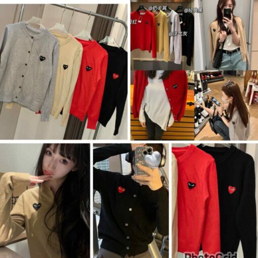 CDG knit cardigan 
