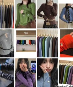 Made in Korea 糯米彈力打底衫 (remark colour & size)