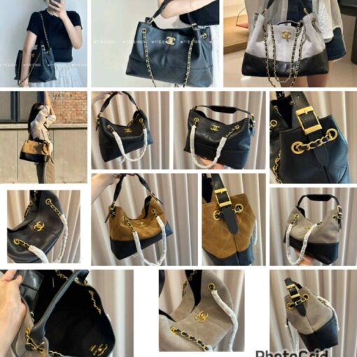 Chanel leather 2 way tote bag  - Image 2