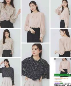 Index chiffon top (Pink)