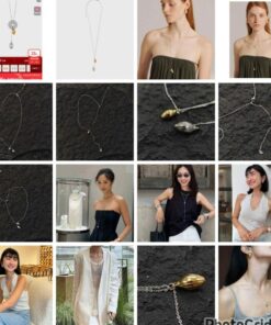 𝐖𝐞𝐧𝐬 double seed necklace 