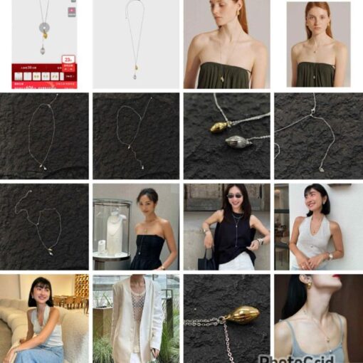 𝐖𝐞𝐧𝐬 double seed necklace 