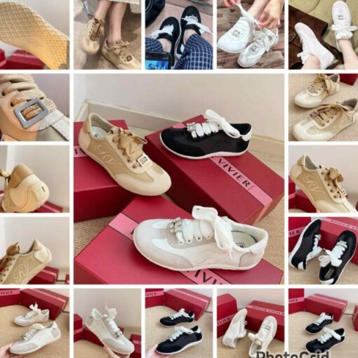Roger Vivier Suede Leather sneakers