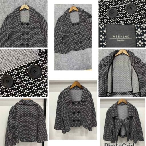 意大利 WEEKEND Max Mara Double breasted Outer 