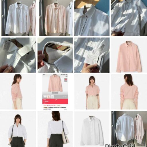 BURBERRY check- sleeved shirt 