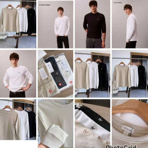 CK embroidery top men