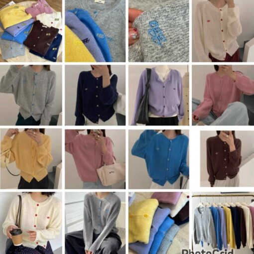 Egg knit cardigan