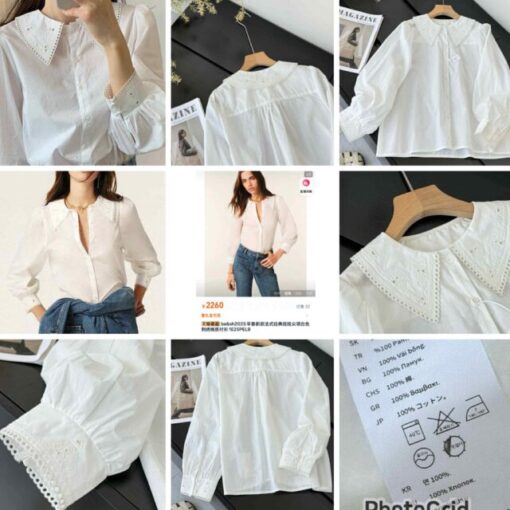 Ba&sh embellished collared shirt 