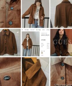 GUESS suede outer