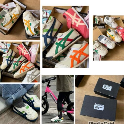 Tiger sneakers 魔術貼彈力帶 中小童 ( rmk color & size)