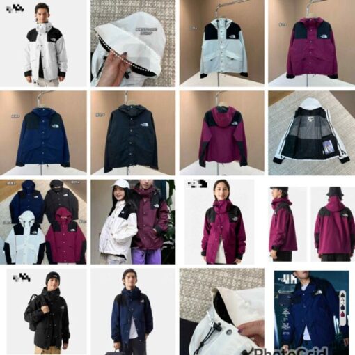 The North Force 1986系列ICON拼色 windbreaker unisex