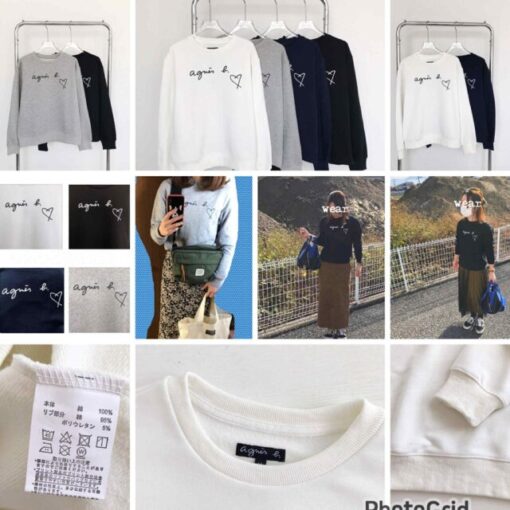 Agnes b. Logo sweater unisex 