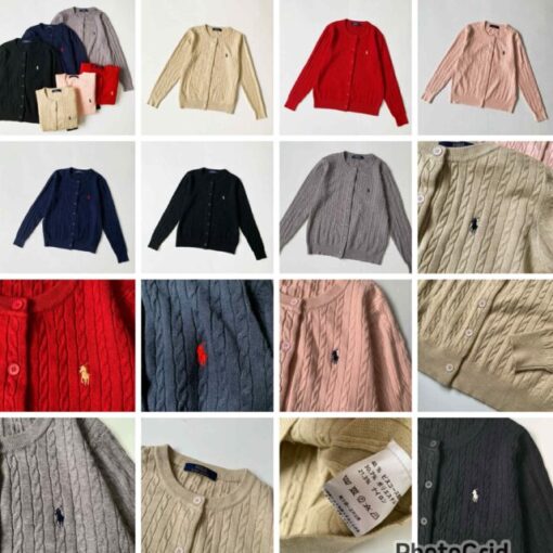 RL polo knit cardigan
