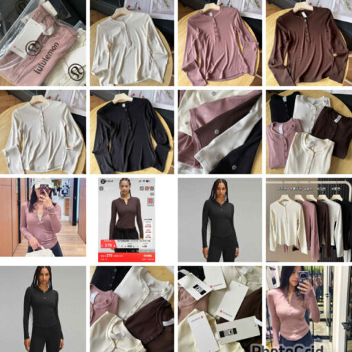 Lululemon Hold Tight Henry cotton top