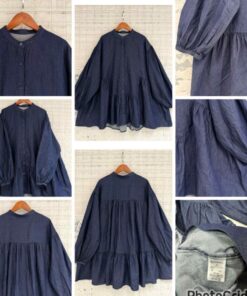 日本refined works denim one piece 