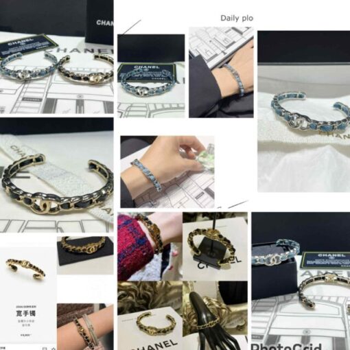 Chanel open bangle 128582