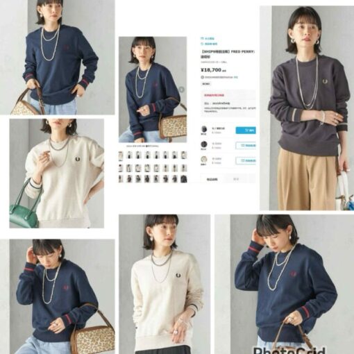 FRED PERRY embroidery pullover 