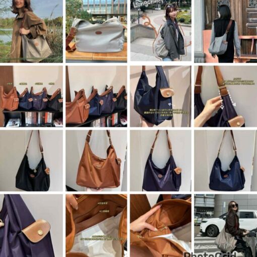 王菲Long champ postman hobo ( 新色 灰）
