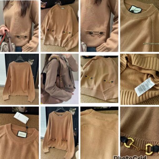 GUCCI buckle knit pullover 