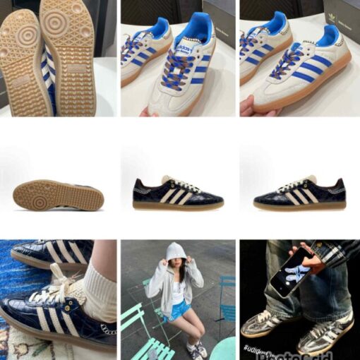 Adidas samba (rmk  size）鱷魚藍超型) - Image 2