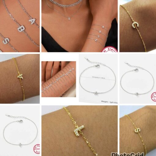 Initial bracelet ( remark initial and colour)