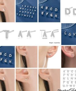 Initial earring ( rmk initial)