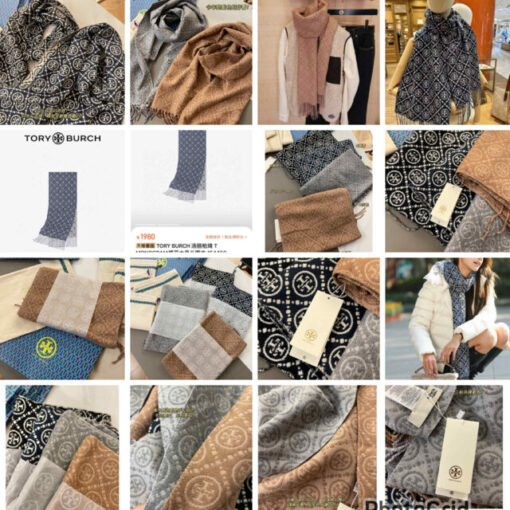 Tory Burch reversible shawl 