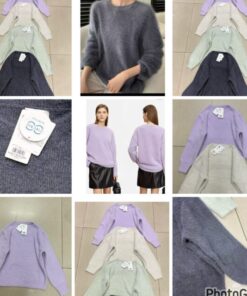 日本CIR 仿貂絨 knit top ( purple)