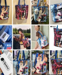 LeSportsac x NEWNEW cat tote bag 