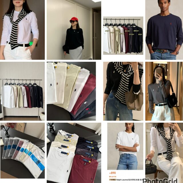 Ralph Lauren Cotton top unisex ( rmk col & size)