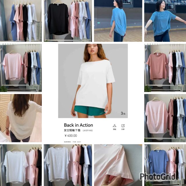 Lululemon back in action ( rmk col & size)