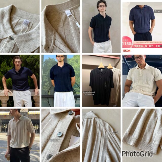 Brunello Cucinelli polo knit top