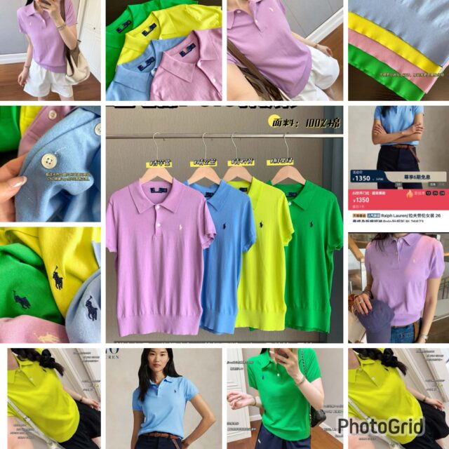 出日本單 Ralph Lauren 匹馬棉Polo針織衫