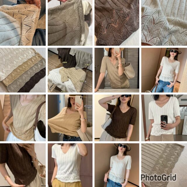 KR embellished knit top