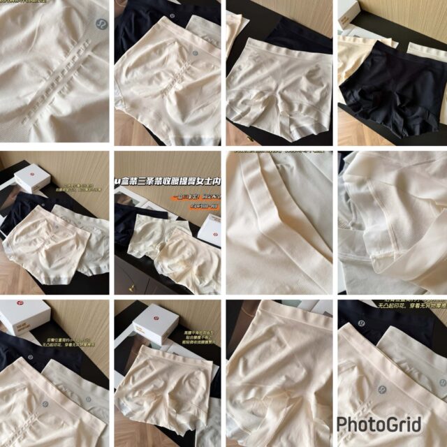 Lululemon高腰修復提臀褲 (1 set 3 pcs)