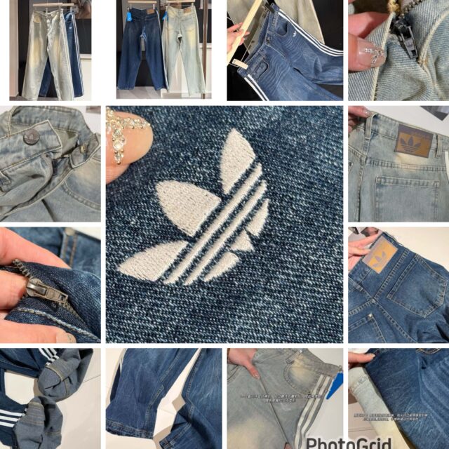 Adidas 最新牛仔褲 (unisex) - Image 3