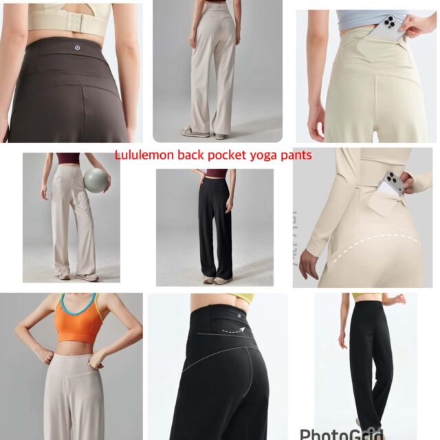 Lululemon back pocket yoga pants