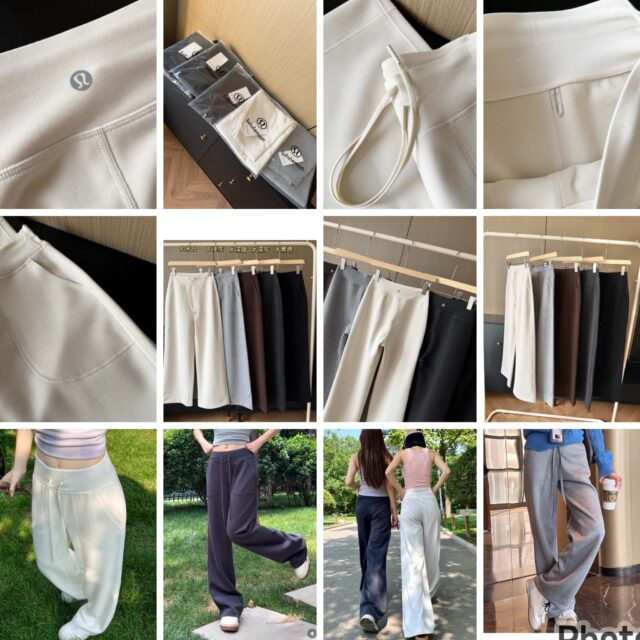 Lululemon wide leg yoga pants